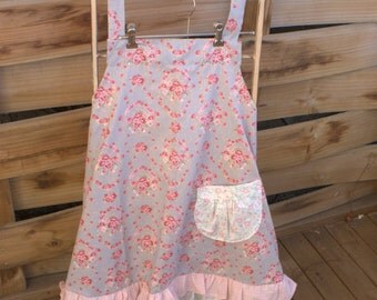 APRON, 50's style, kitchen apron, craft apron, gift