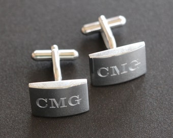 Groom Cufflinks , Groomsmen Cufflinks, Personalized Cufflinks, Custom Engraved Wedding Cufflinks, Groomsman Cuff Links Personalized