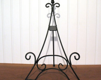 15" EASEL EIFFEL TOWER Large Black Tabletop Wedding Display Picture Frames Photo Frame Plates Sign Table Numbers Chalkboard Stands Table Top