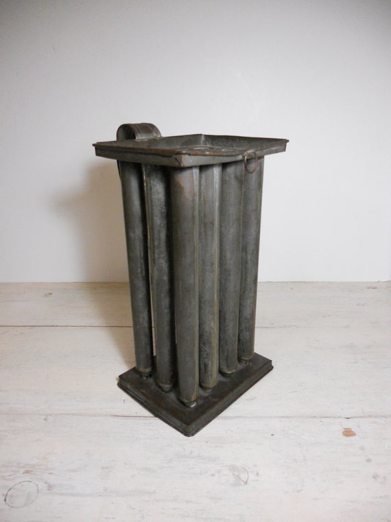 Antique Taper Candle Mold Twelve Holes
