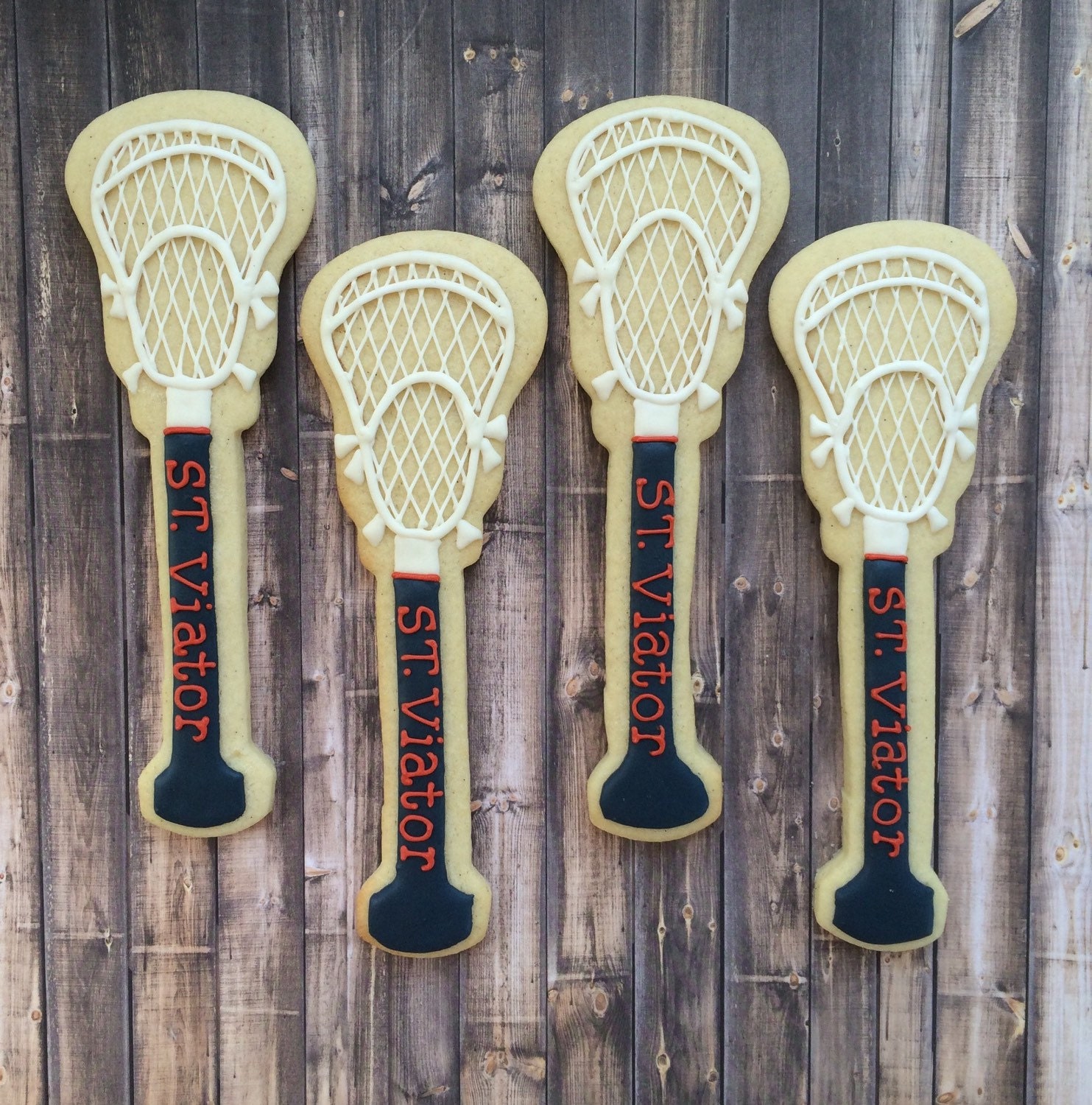 LACROSSE Stick Sugar Cookies