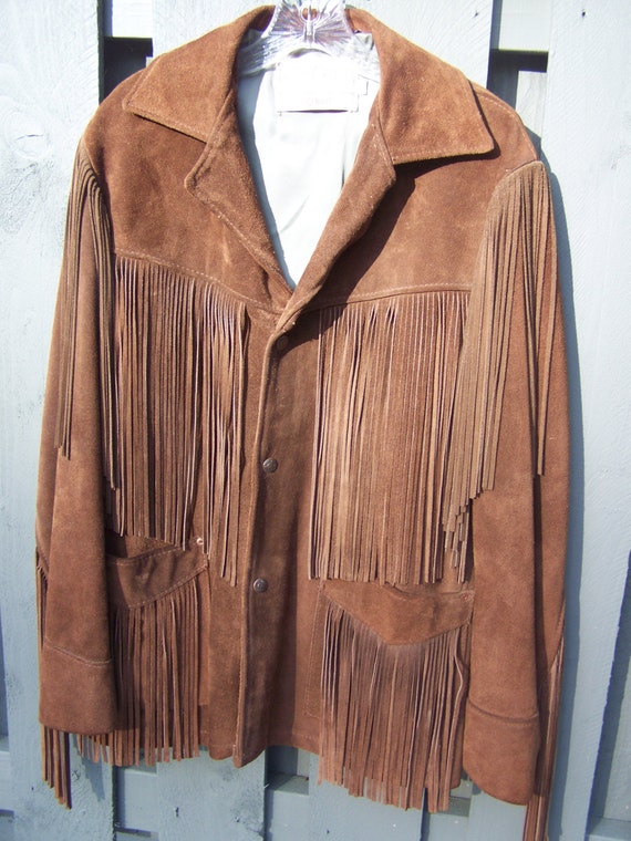 Mens Leather Fringe Jacket Vintage Pictures