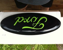 Black and green ford badge #2