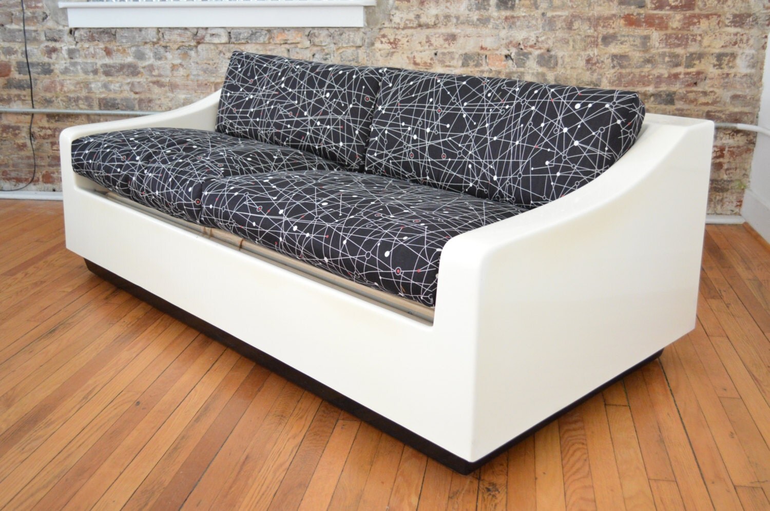 Mid Century Modern Sleeper Sofa by Ed Frank for Moretti