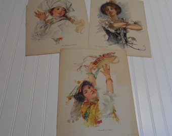 Dances of Nations Litho Prints - 1913 Associated Sunday Magazines - The Kinneys