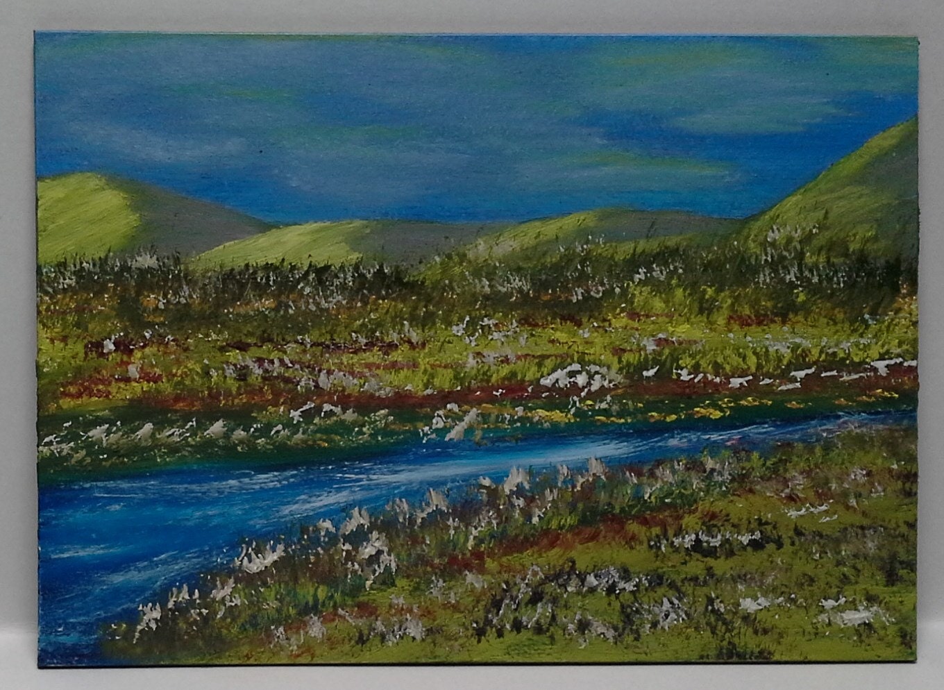 river scenery painting