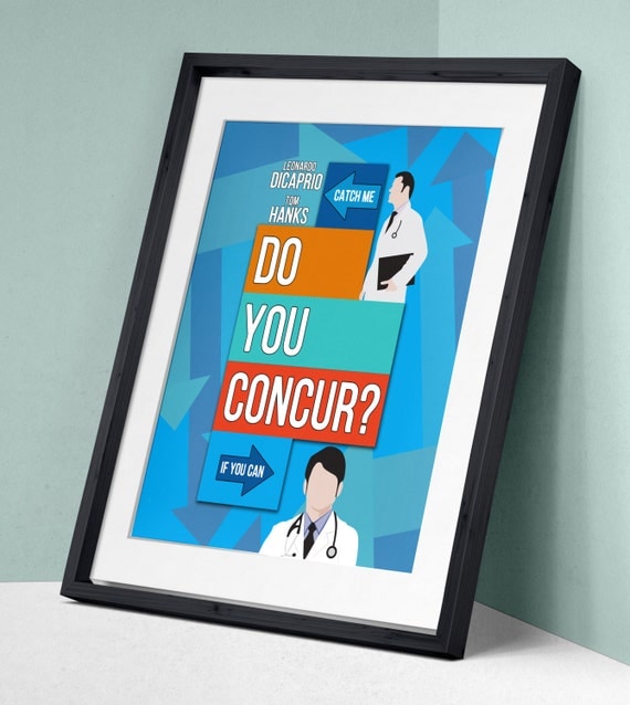 Catch Me If You Can Do You Concur Hanks DiCaprio Art by 518Shipp