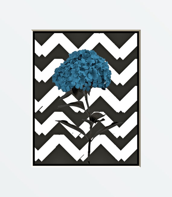 Black White Blue Wall Art by LittlePiePhotoArt on Etsy