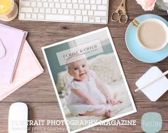 Portrait Photography Magazine Template - 24 Pages - PG014 - INSTANT DOWNLOAD