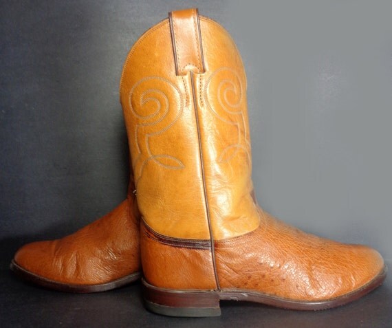 justin boots ostrich skin