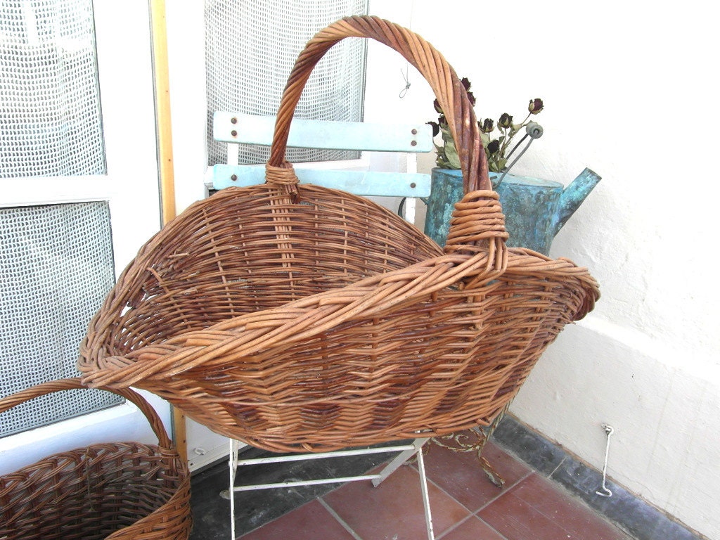 Wicker Baskets With Dividers