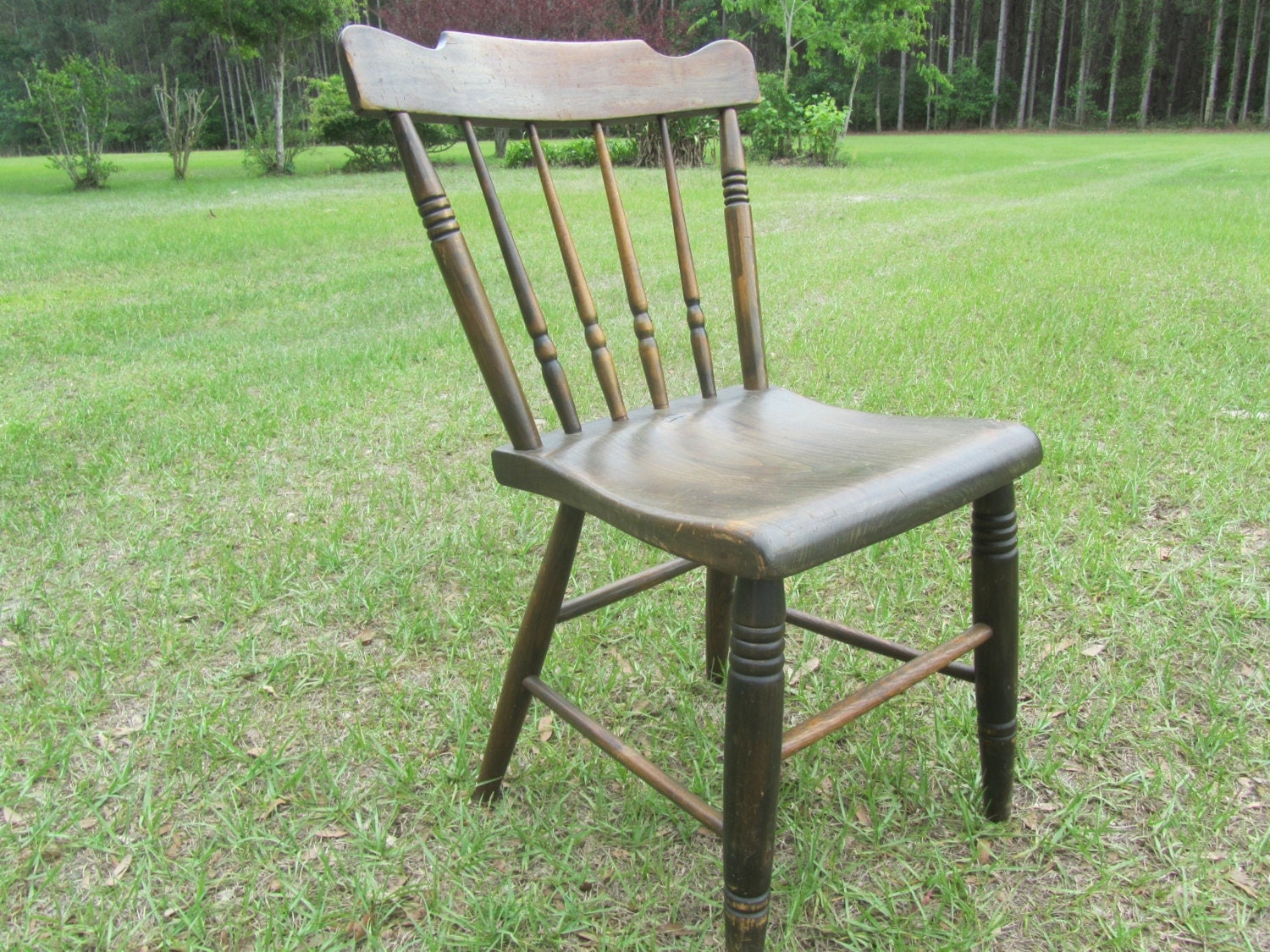 Antique Wood Chair, Furniture, Solid Wood Chair, Dinning Chair, Side