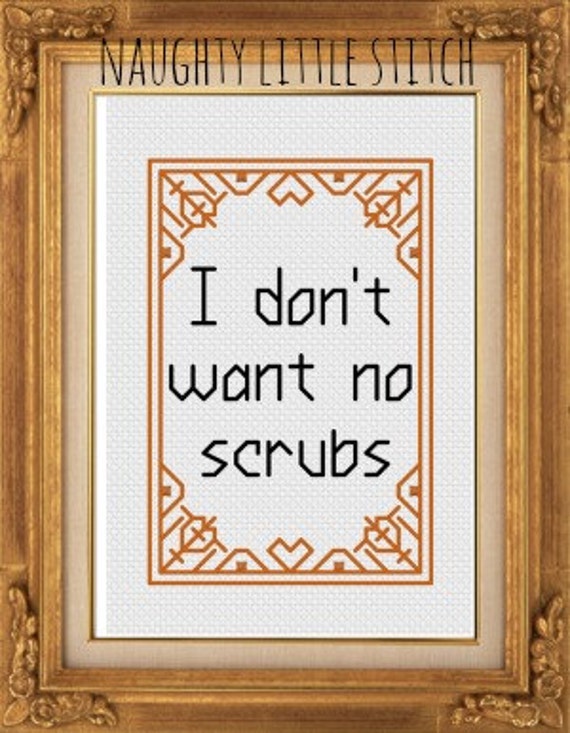 I Don T Want No Scrub übersetzung PDF pattern I don't want no scrubs