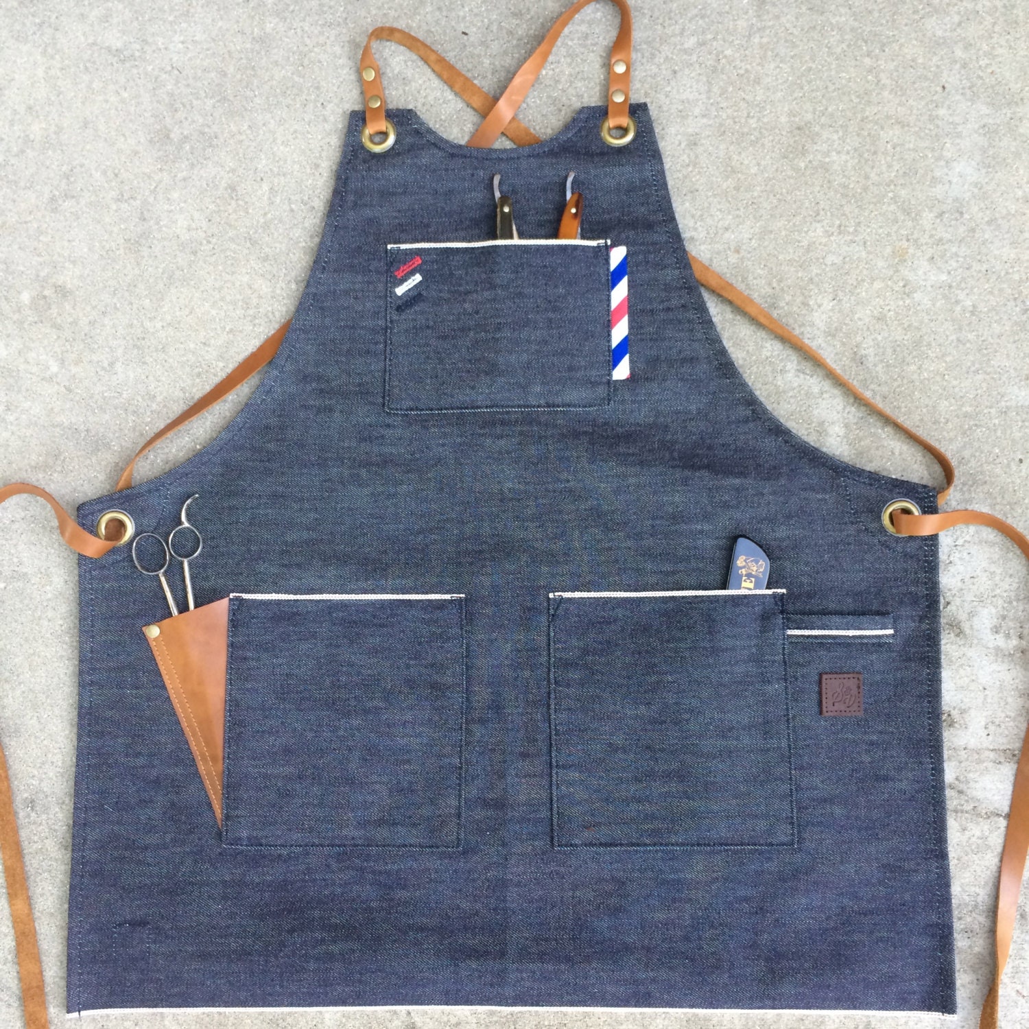 female barber apron petite size by sartorandvillain on Etsy