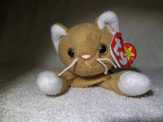 nip the cat beanie baby