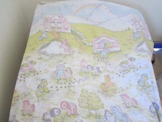 Vintage 80's My Little Pony G1 Duvet Cover Childrens