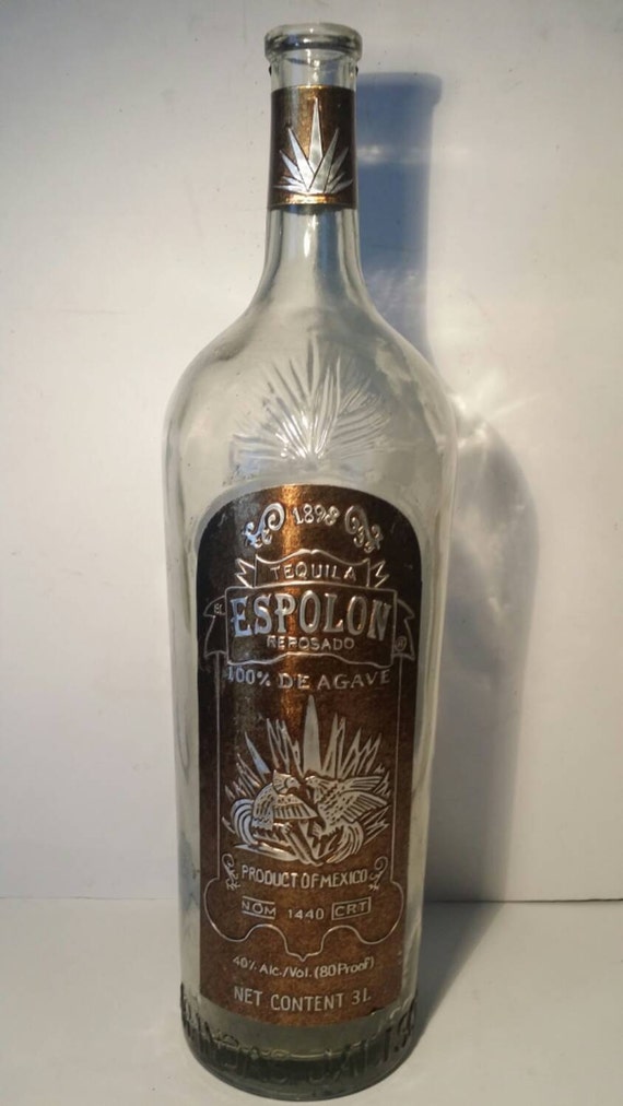 Items similar to Ultra Rare HUGE XXL Espolon Reposado Mexican TEQUILA
