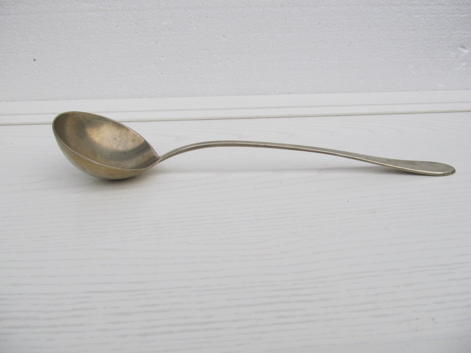 Antique Spoon Ladle, Silver Plated Ladle, Silver Plated Spoon,Soup