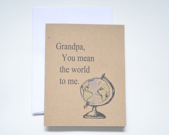 Card for Grandpa Grandpa Card Father's Day by EverydaySummit