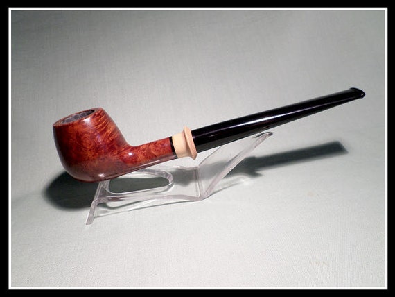 Briar Pipe New Road TownUn-Smoked Long Stemmed Brandy with Basswood Band