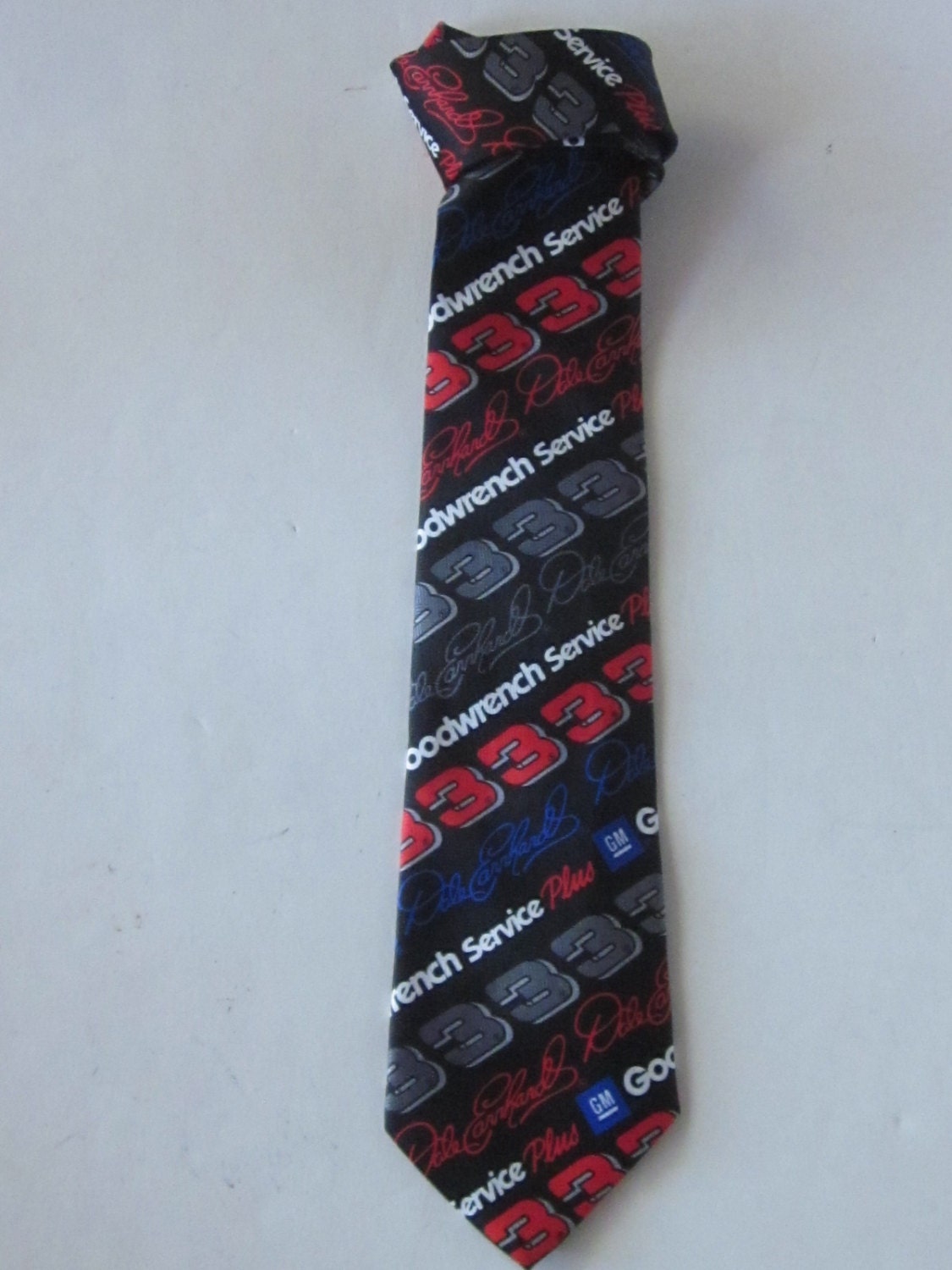 DALE EARNHARDT Sr. 3 NASCAR Necktie Men's Tie-Goodwrench