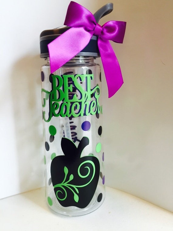 Items similar to Teacher Personalized Water Bottle for Teacher Gift
