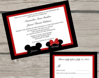 Disney Wedding Invitation