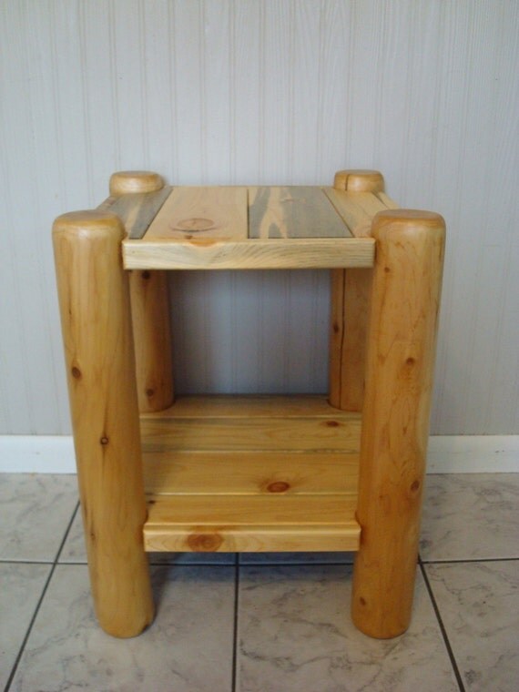 Log side table