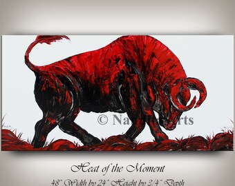 Wall Art Red abstract painting large wall artcontemporaryartdaily on etsy Wall Art Red abstract painting large wall artcontemporaryartdaily on etsy