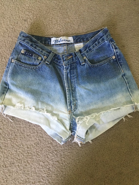 Ombre high waisted shorts by RavesAndCrafts on Etsy
