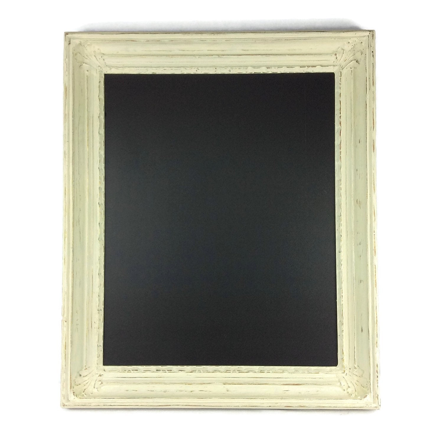 FRAMED CHALKBOARD Beautiful White Rustic Framed Chalkboard