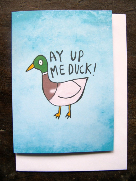 ay up me duck t shirt