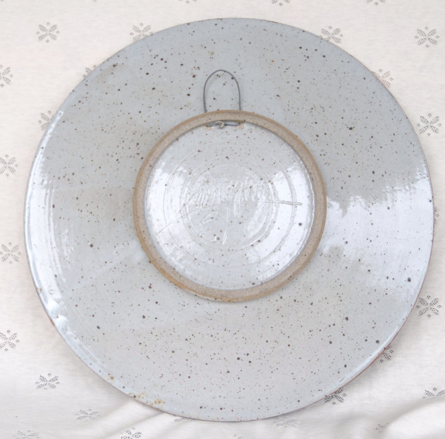 Vintage Cunningham Pottery Wall Hanging by Aprilsfoundthings