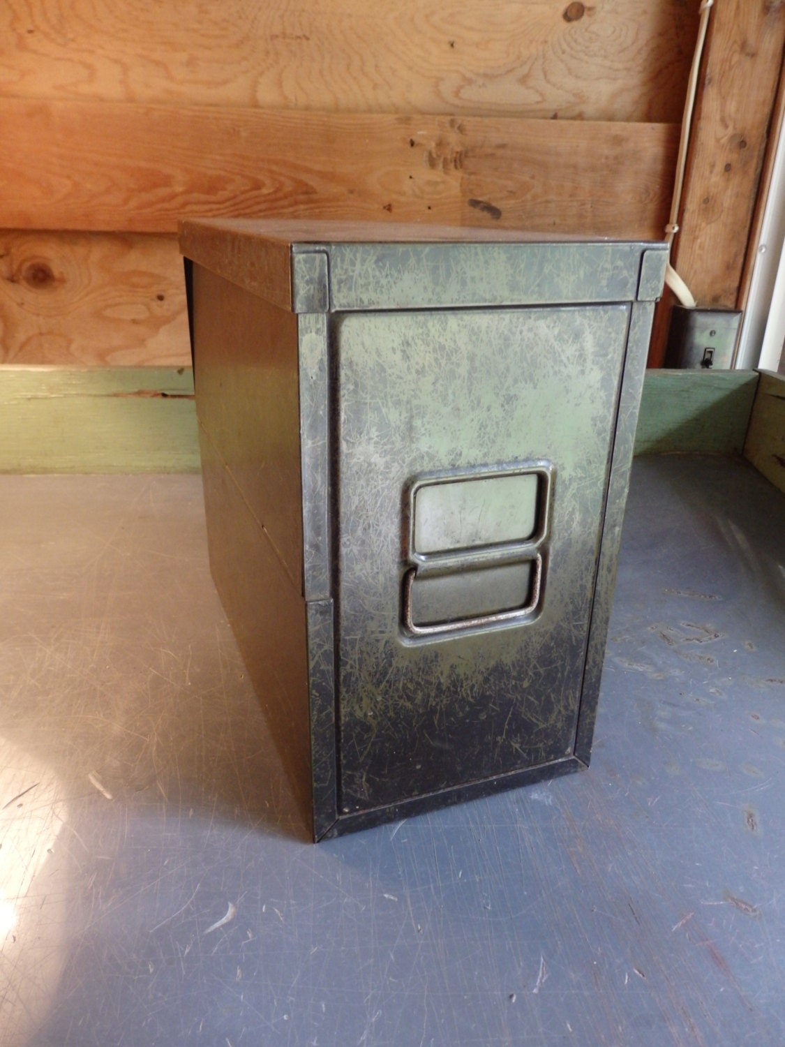 Vintage Document File Box. Vintage File Box. Haute Juice