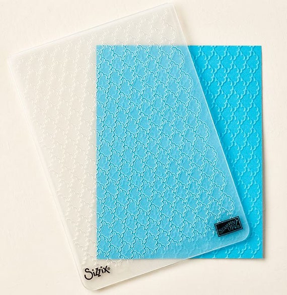 Retired Stampin Up FANCY FAN Embossing by MagnoliaLaneCrafts