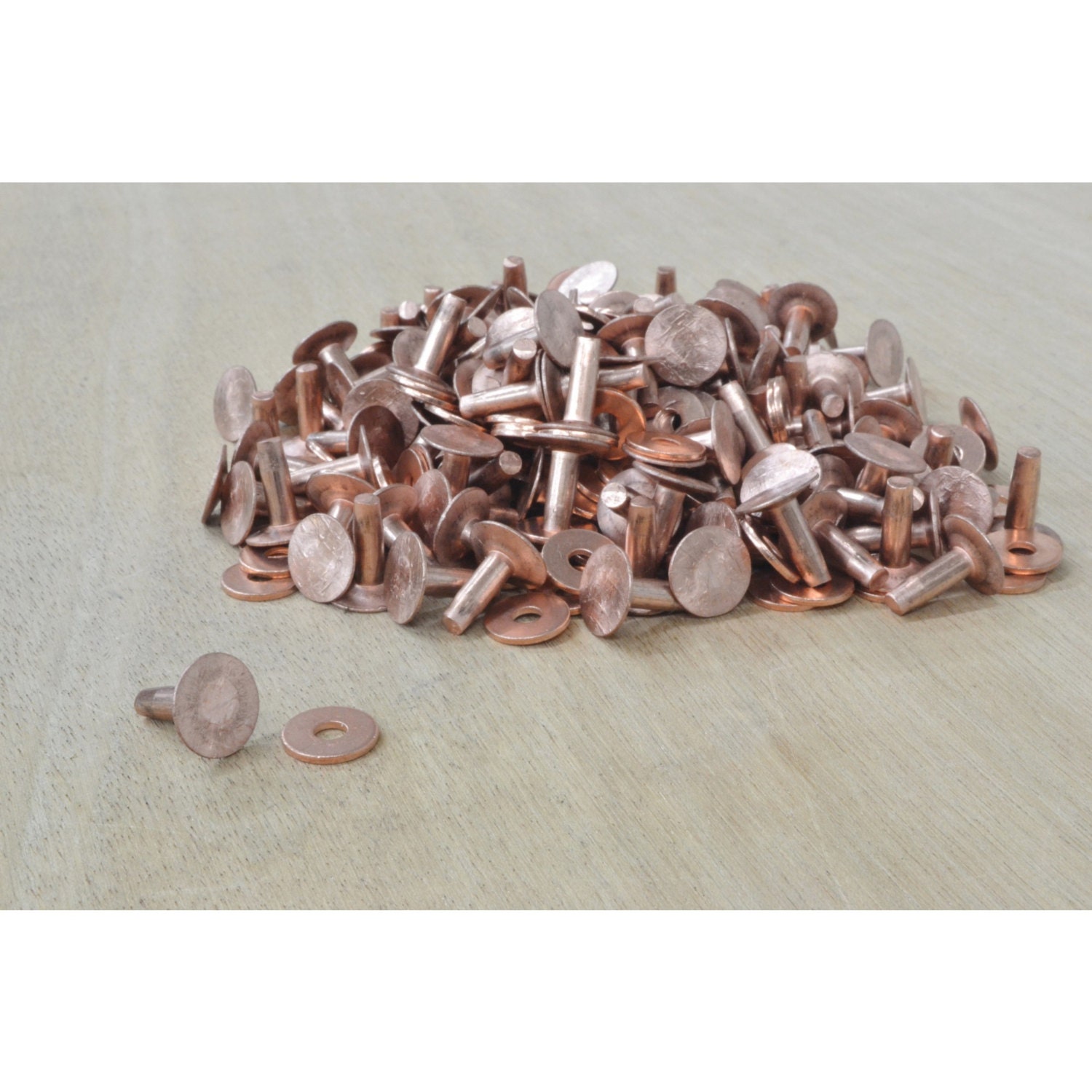Number 9 Copper Rivet Burr Set 1/2 1 pound Bulk