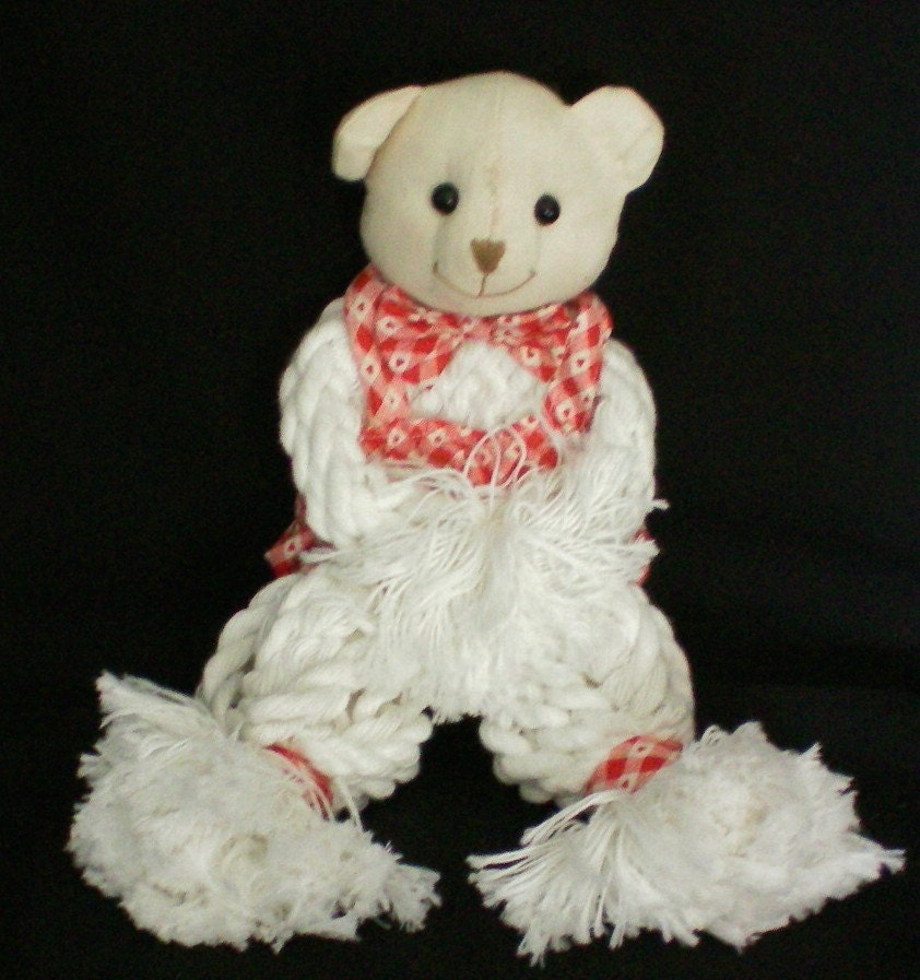 Teddy Bear Mop Head Doll