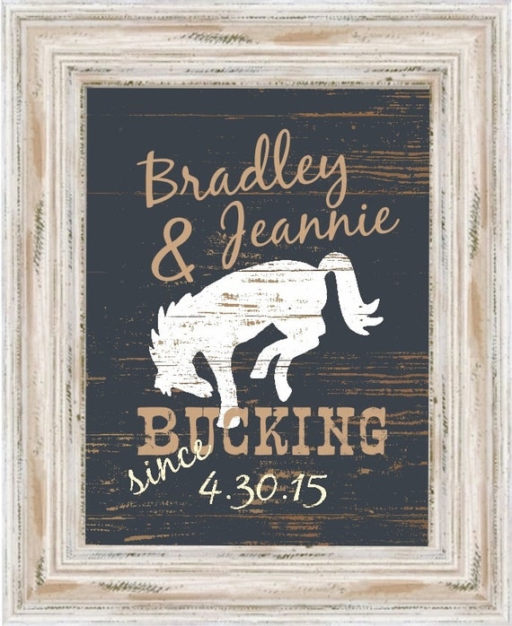 western-art-print-personalized-gift-gift-for-the-couple