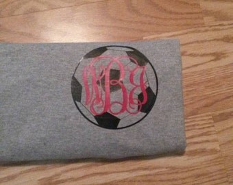 monogrammed soccer bag