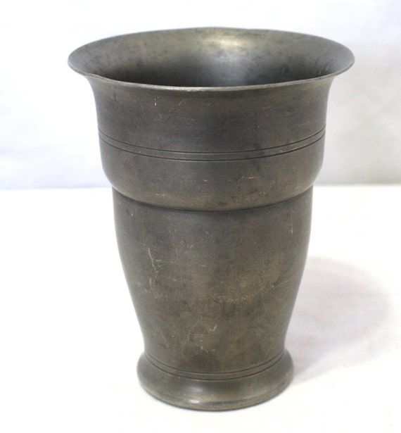 Antique Dutch Pewter Cup Rio Tiel Holland Circa 1910 by Dantage