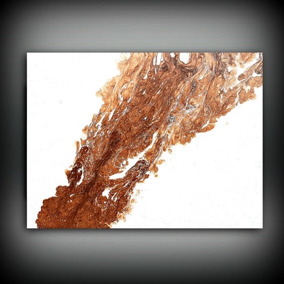 Copper Painting 36 x 48 Abstract Painting Acrylic Painting