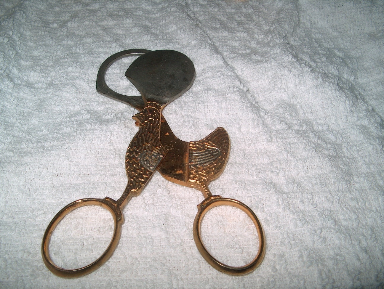 Vintage Metal Cigar Cutter Scissors Hoffritz NY Germany