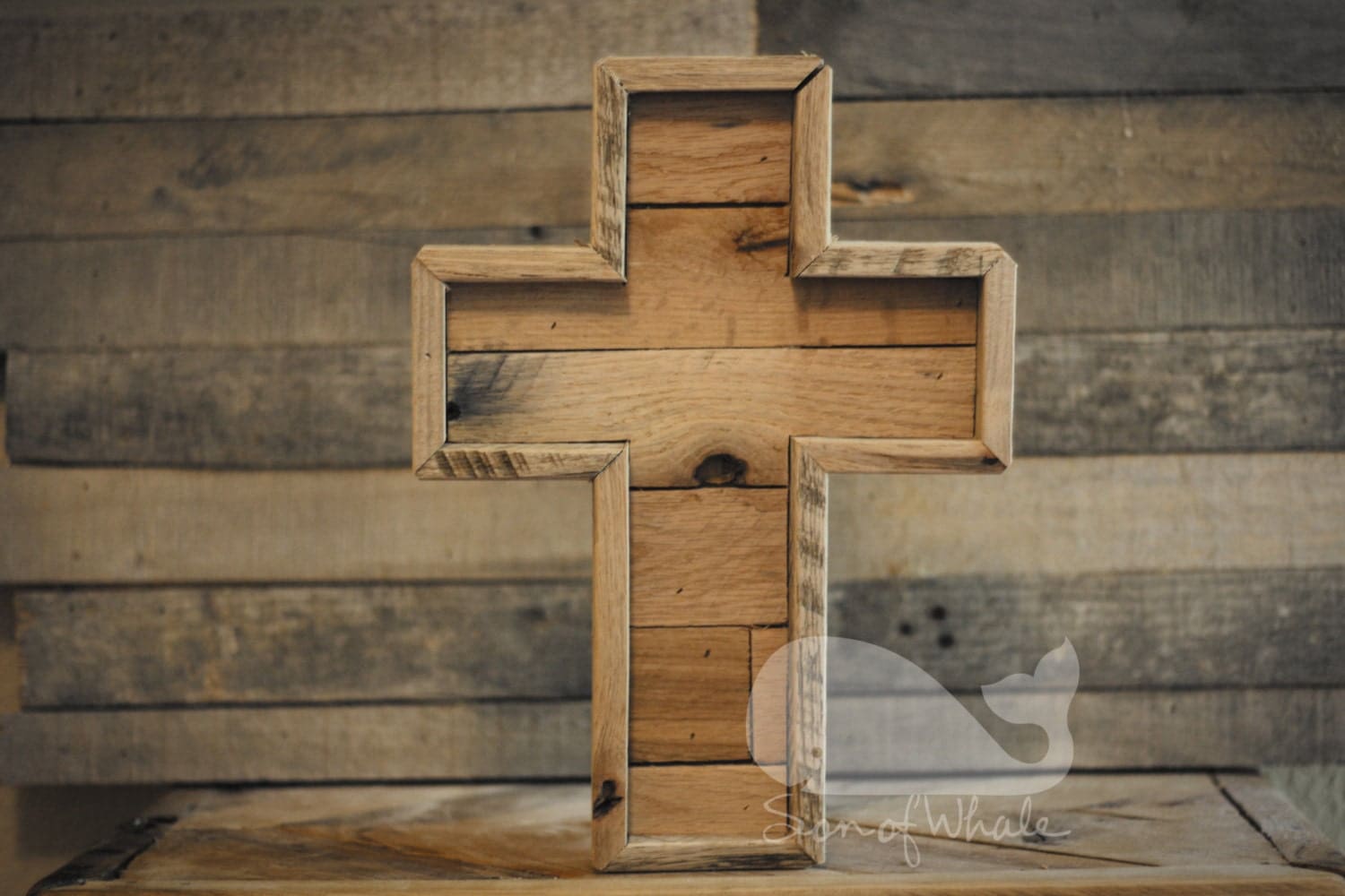 Reclaimed Pallet Wood Cross by sonofwhale on Etsy