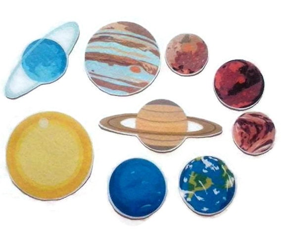 Felt Board Planets felt outer space by BusyKidActivities on Etsy