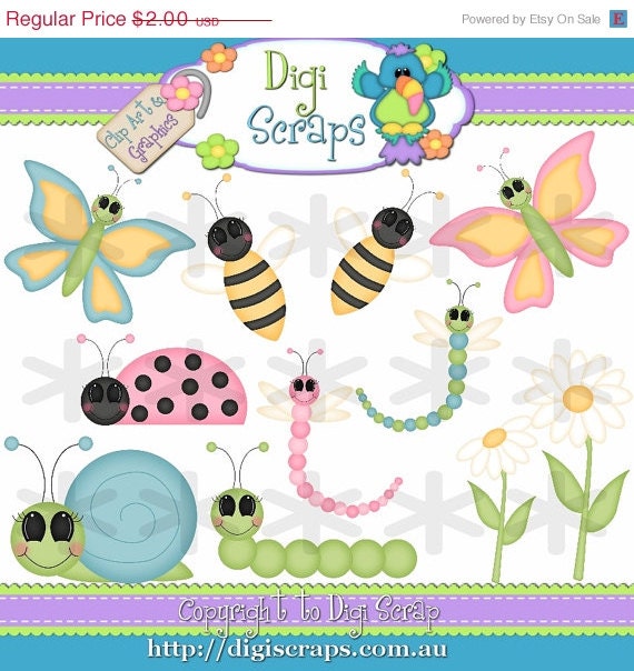 spring insects clipart - photo #15