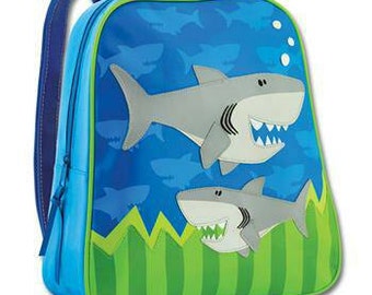 baby shark backpack personalized