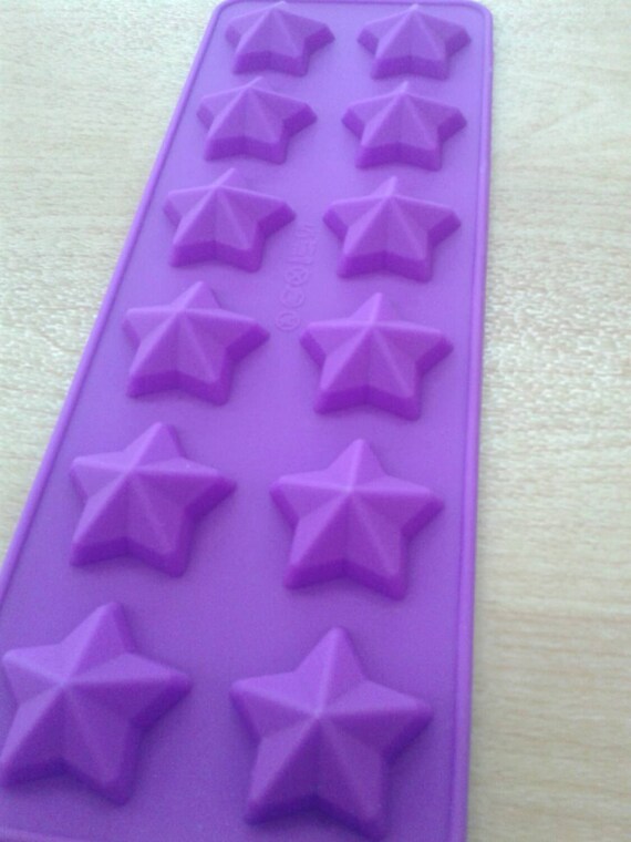 Items similar to E019 12cavities star shaped silicone molds moulds
