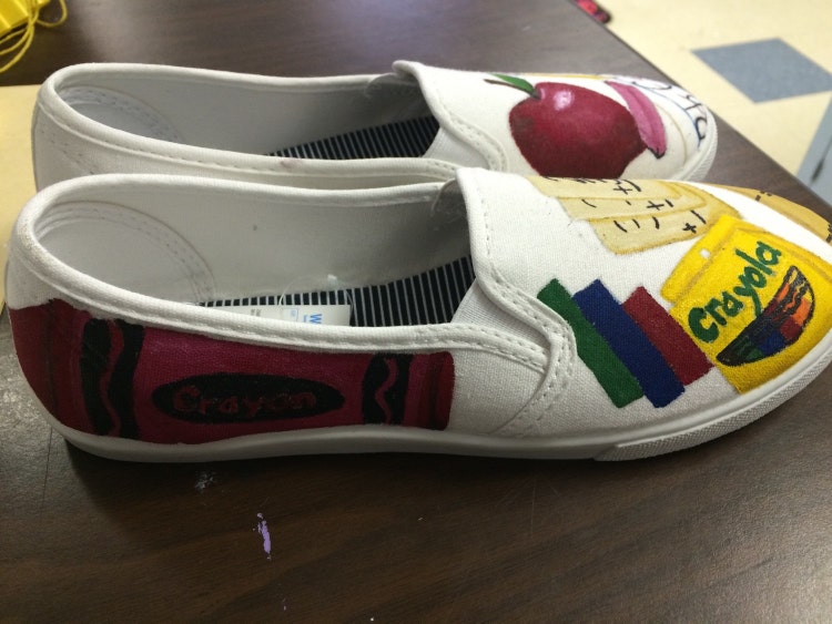 custom teacher shoes
