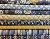 Nomad 1/2 yard fabric bundle designed by Jen Fox. 8 different fabrics