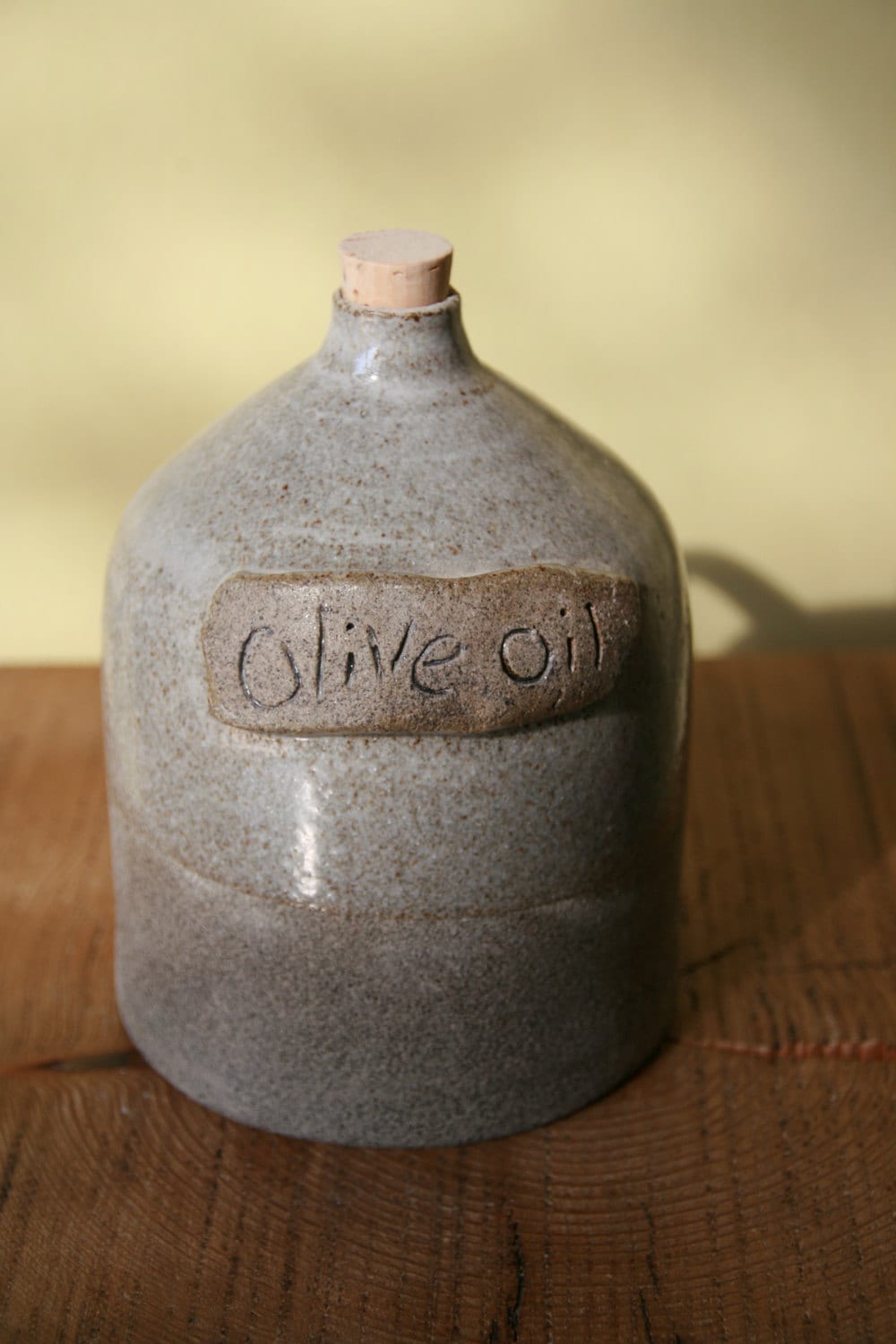 Ceramic olive oil cruet Pottery Olive Oil Dispenser